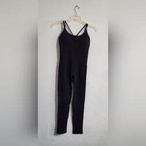 Workout Black Jumpsuit  Size Large